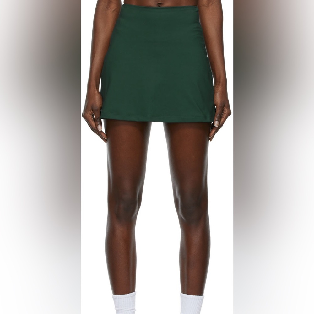 Girlfriend Collective Skort in Moss Sz L